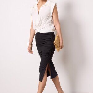 Michael Stars Marnie Skirt Classic Black Pencil Skirt
